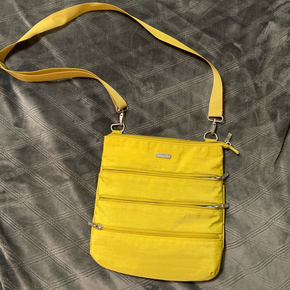 Yellow Baggalini Crossbody bag